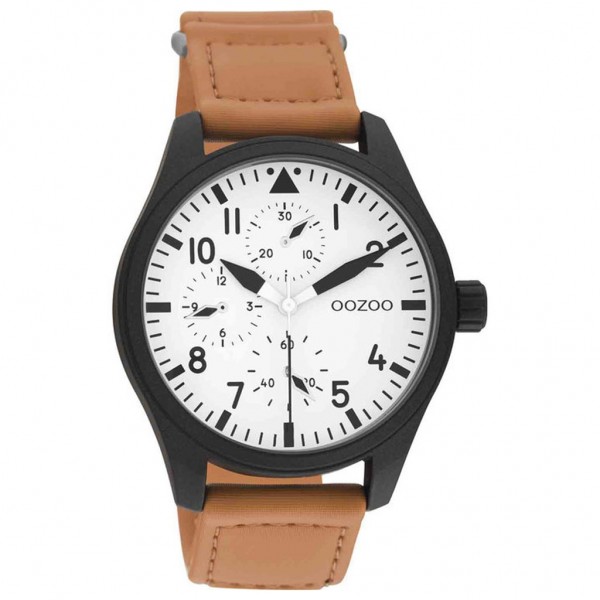 OOZOO Timepieces C11005 Orange Synthetic Strap