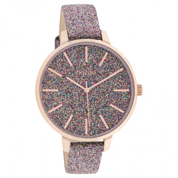 OOZOO Timepieces C11032 Multicolor Leather Strap