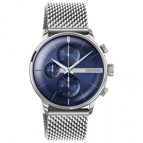 OOZOO Timepieces C11100 Silver Metallic Bracelet