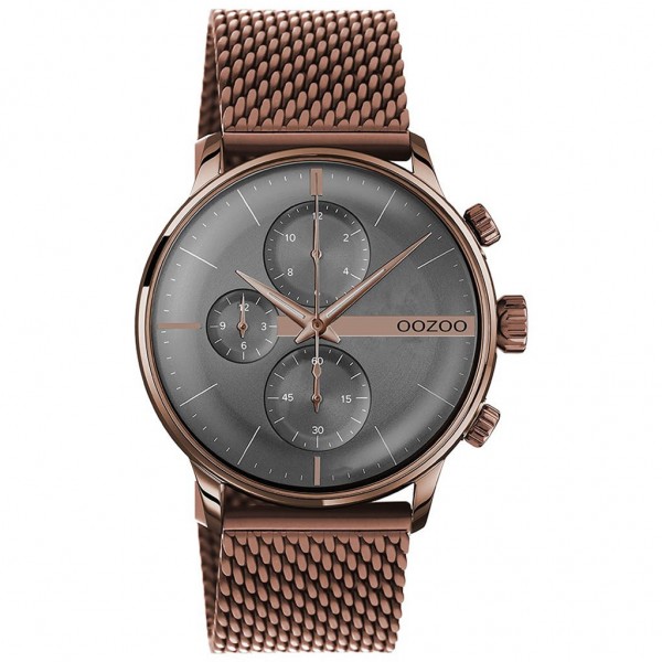 OOZOO Timepieces C11103 Brown Metallic Bracelet