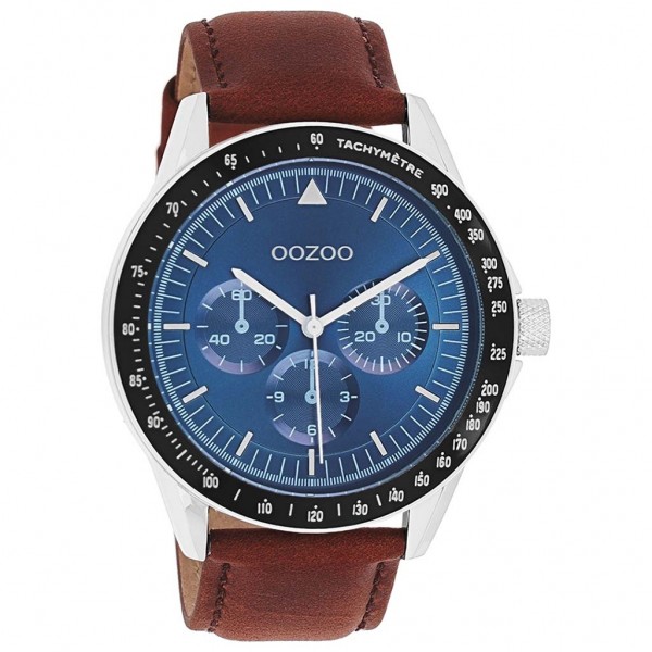 OOZOO Timepieces C11110 Brown Leather Strap