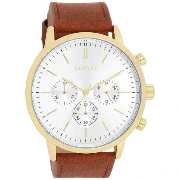OOZOO Timepieces C11201 Brown Leather Strap