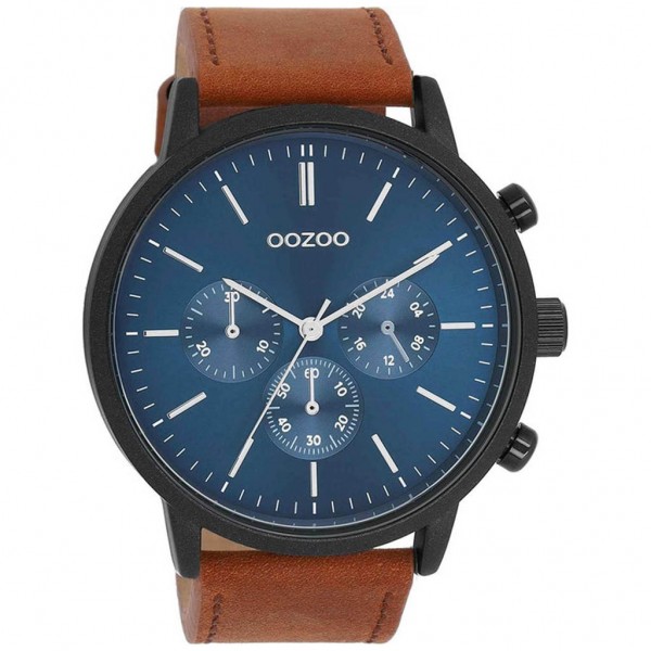 OOZOO Timepieces C11202 Brown Leather Strap