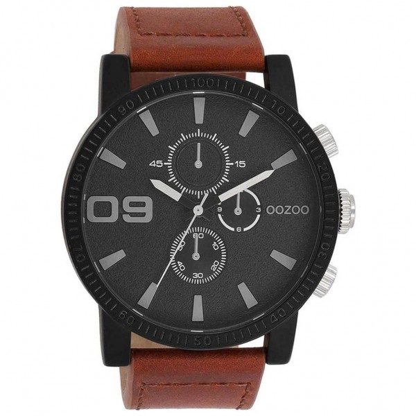 OOZOO Timepieces C11211 Brown Leather Strap