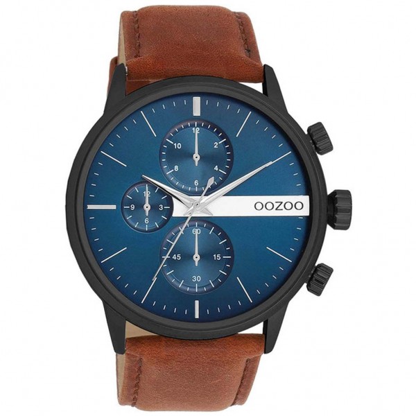 OOZOO Timepieces C11222 Brown Leather Strap