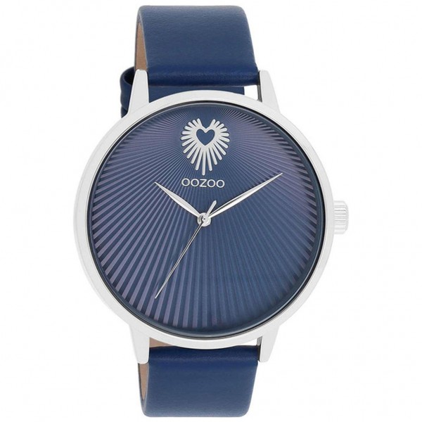 OOZOO Timepieces C11243 Blue Leather Strap