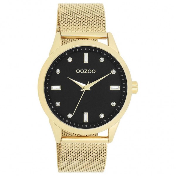 OOZOO Timepieces C11283 Crystals Gold Metallic Bracelet