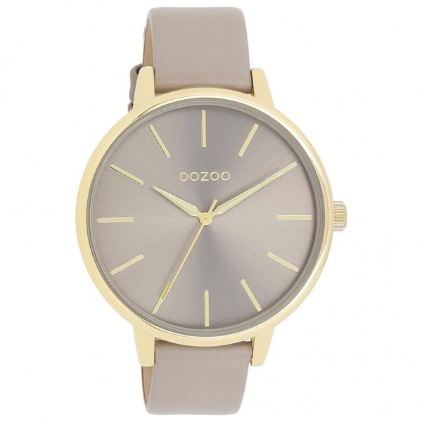 OOZOO Timepieces C11291 Beige Leather Strap