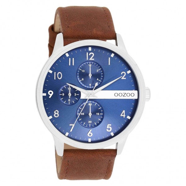 OOZOO Timepieces C11306 Brown Leather Strap