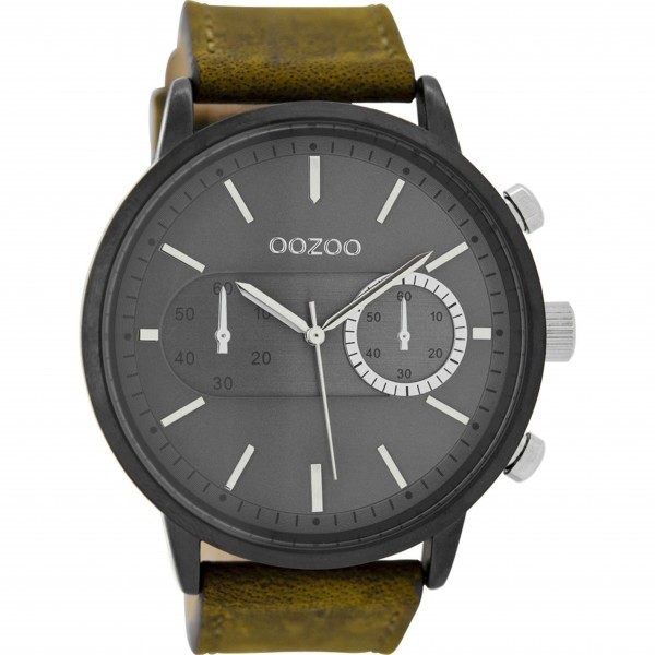 OOZOO Timepieces C9057 Brown Leather Strap