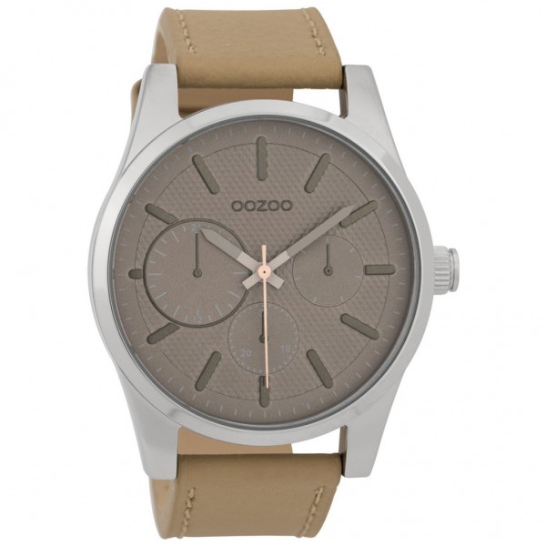 OOZOO Timepieces C9615 Brown Leather Strap