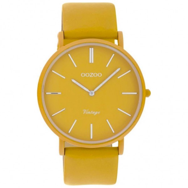 OOZOO Vintage C9887 Yellow Leather Strap