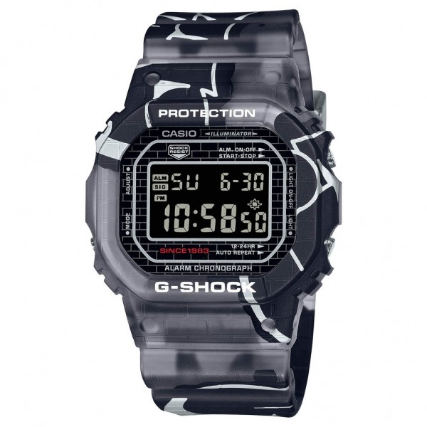 CASIO G-Shock Street Style DW-5000SS-1ER Camo Rubber Strap Limited Edition