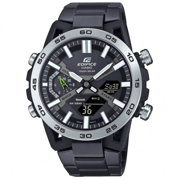 CASIO Edifice Smartwatch ECB-2000DD-1AEF Solar Black Stainless Steel Bracelet