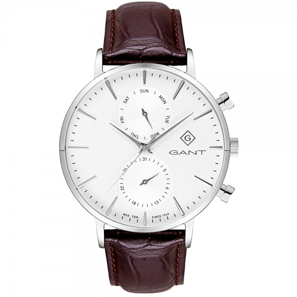GANT Park Hill Day-Date II G121001 Brown Leather Strap