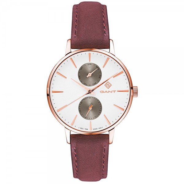 GANT Park Avenue Day-Date G128005 Brown Leather Strap