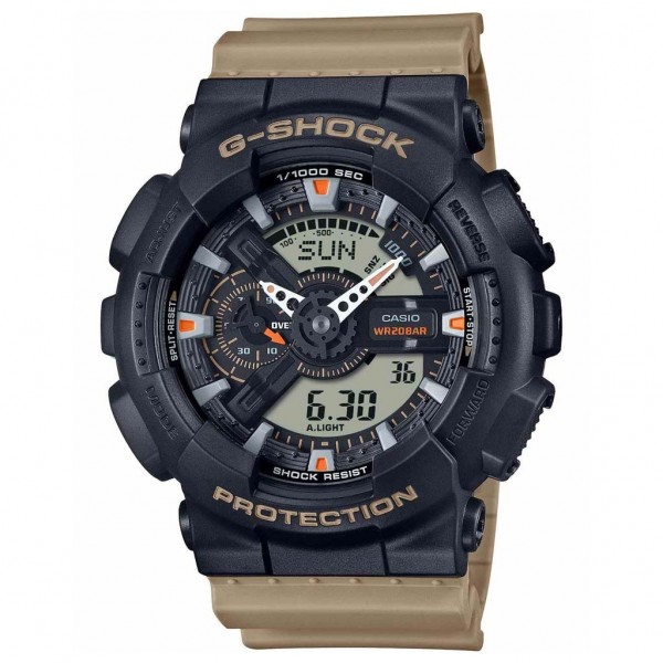 CASIO G-Shock GA-110TU-1A5ER Chrono Beige Rubber Strap