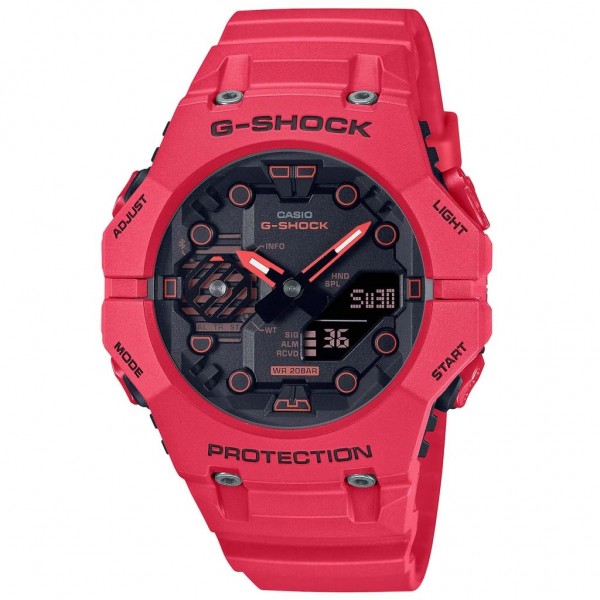 CASIO G-Shock GA-B001-4AER Smartwatch Red Rubber Strap