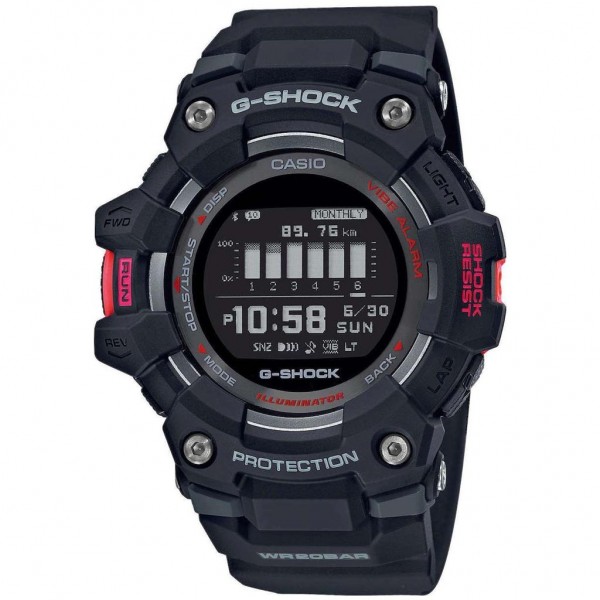 CASIO G-Shock GBD-100-1ER Smartwatch Black Rubber Strap