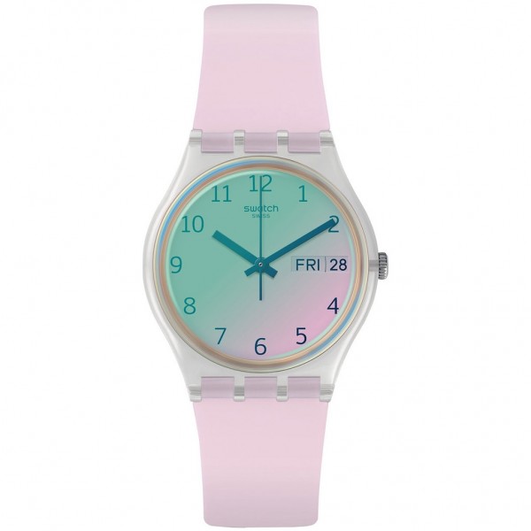 SWATCH Ultrarose GE714 Pink Silicone Strap