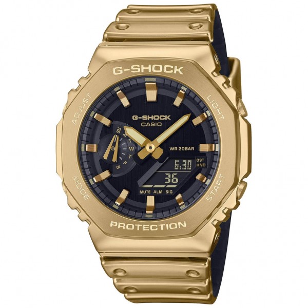 CASIO G-Shock GM-2100YMG-9AER Gold Rubber Strap