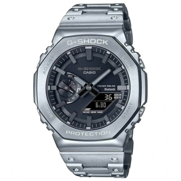 CASIO G-Shock GM-B2100D-1AER Tough Solar Silver Stainless Steel Bracelet