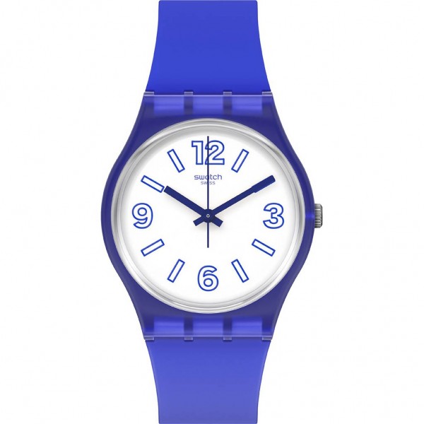 SWATCH Electric Shark GN268 Blue Silicone Strap