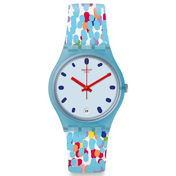 SWATCH Prikket GS401 Multicolor Silicone Strap