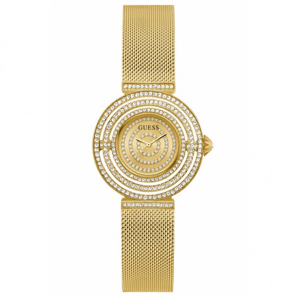 GUESS Dream GW0550L2 Crystals Gold Stainless Steel Bracelet