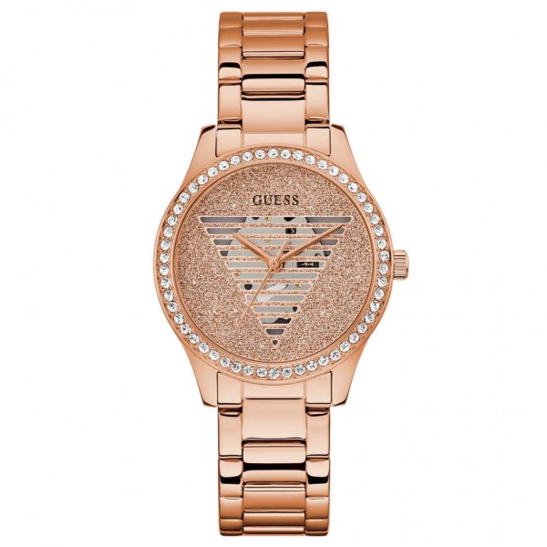 GUESS Lady Idol GW0605L3 Crystals Rose Gold Stainless Steel Bracelet