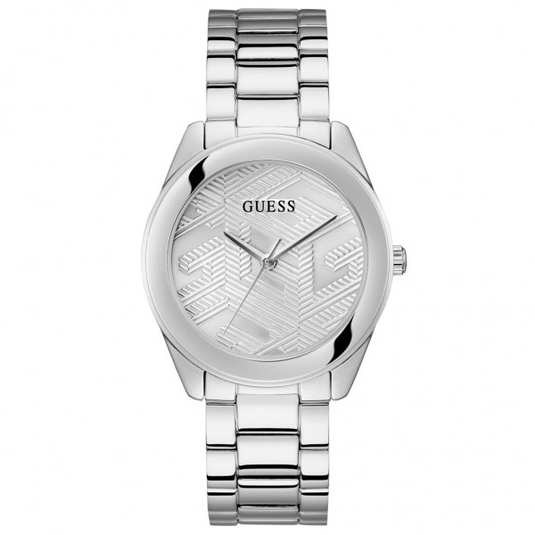 GUESS Cubed GW0606L1 Silver Stainless Steel Bracelet