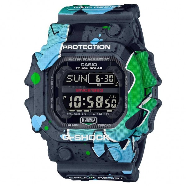 CASIO G-Shock Street Style GX-56SS-1ER Solar Chrono Multicolor Rubber Strap Limited Edition