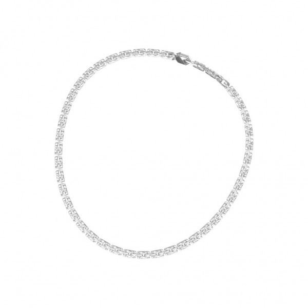 BIKKEMBERGS Necklace | Diamonds Silver Stainless Steel HAN03WW