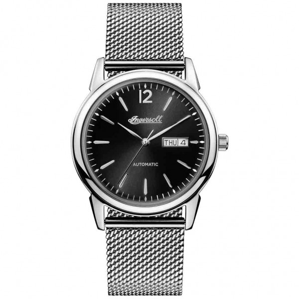 INGERSOLL The New Haven Automatic I00505 Silver Stainless Steel Bracelet