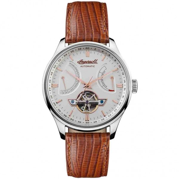 INGERSOLL The Hawley Automatic I04605 Brown Leather Strap