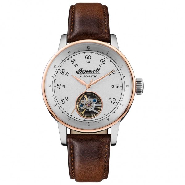INGERSOLL The Miles Automatic I08001 Brown Leather Strap