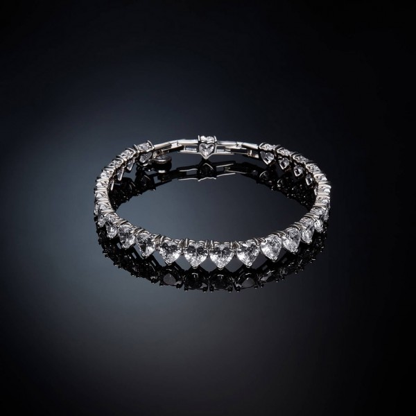 CHIARA FERRAGNI Bracelet Infinity Love Crystals | Silver Metal J19AUV49