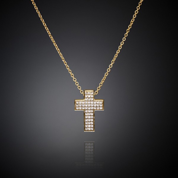 CHIARA FERRAGNI Cross Croci Crystals | Gold Metal J19AWC09