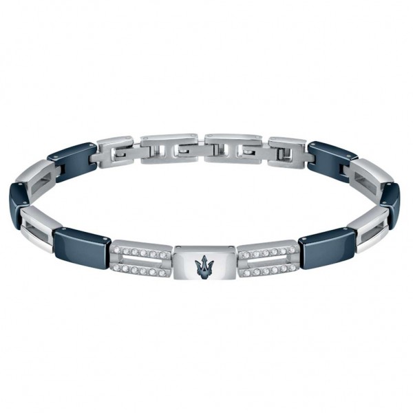 MASERATI Bracelet JM223ATZ23 Crystals | Two Tone Stainless Steel