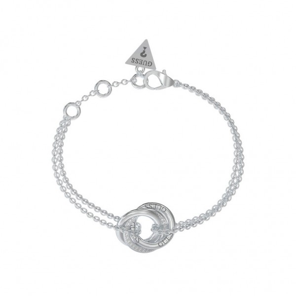 GUESS Bracelet Perfect Zircons | Silver Stainless Steel JUBB04063JWRHL