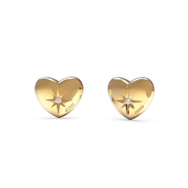 GUESS Earring Talismania Zircons | Gold Stainless Steel JUBE01445JWYGT/U