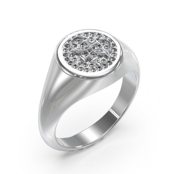 GUESS Ring Dreaming Zircons | Silver Stainless Steel JUBR03132JWRH56