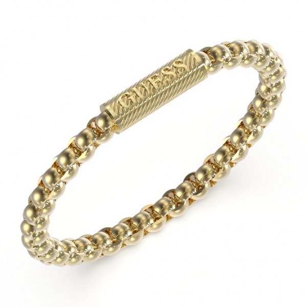 GUESS Bracelet Bond Zircons | Gold Stainless Steel JUMB03032JWYGL