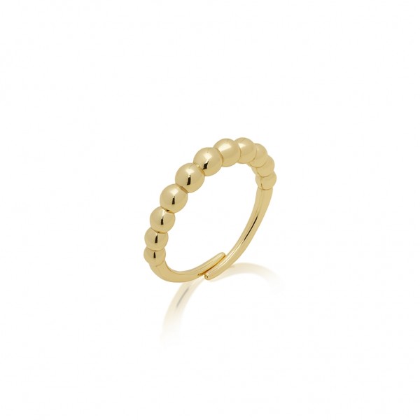 JCOU The Dots Ring Silver 925° Gold Plated 14K JW900G0-04
