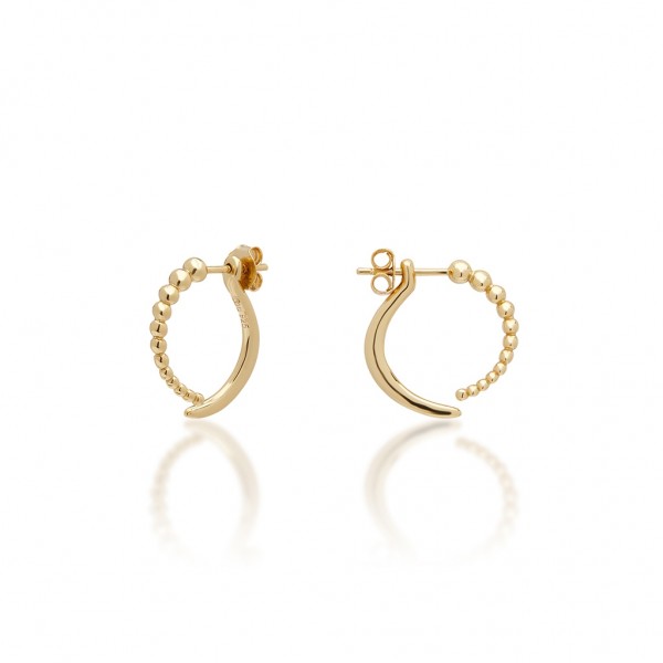 JCOU The Dots Earring Silver 925° Gold Plated 14K JW900G4-04