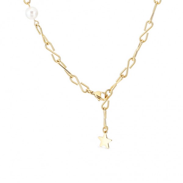 LEE COOPER Necklace LCJN01021.110 Pearls | Gold Stainless Steel