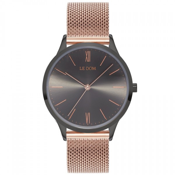 LE DOM Classic Lady LD.1000-13 Rose Gold Stainless Steel Bracelet