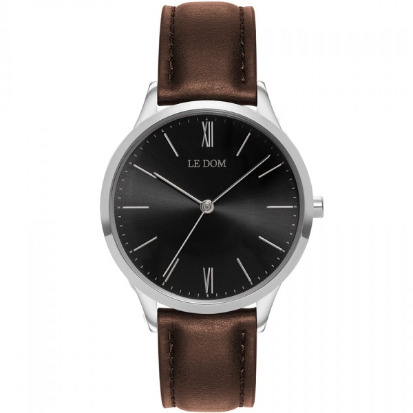 LE DOM Classic Lady LD.1000-3 Brown Leather Strap