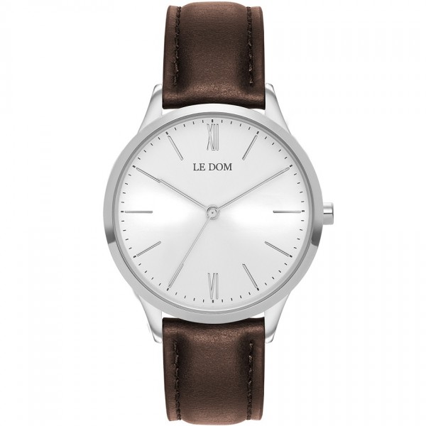 LE DOM Classic Lady LD.1000-6 Brown Leather Strap