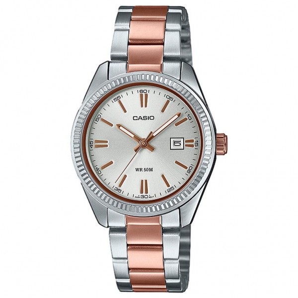 CASIO Collection LTP-1302PRG-7AVEF Two Tone Stainless Steel Bracelet